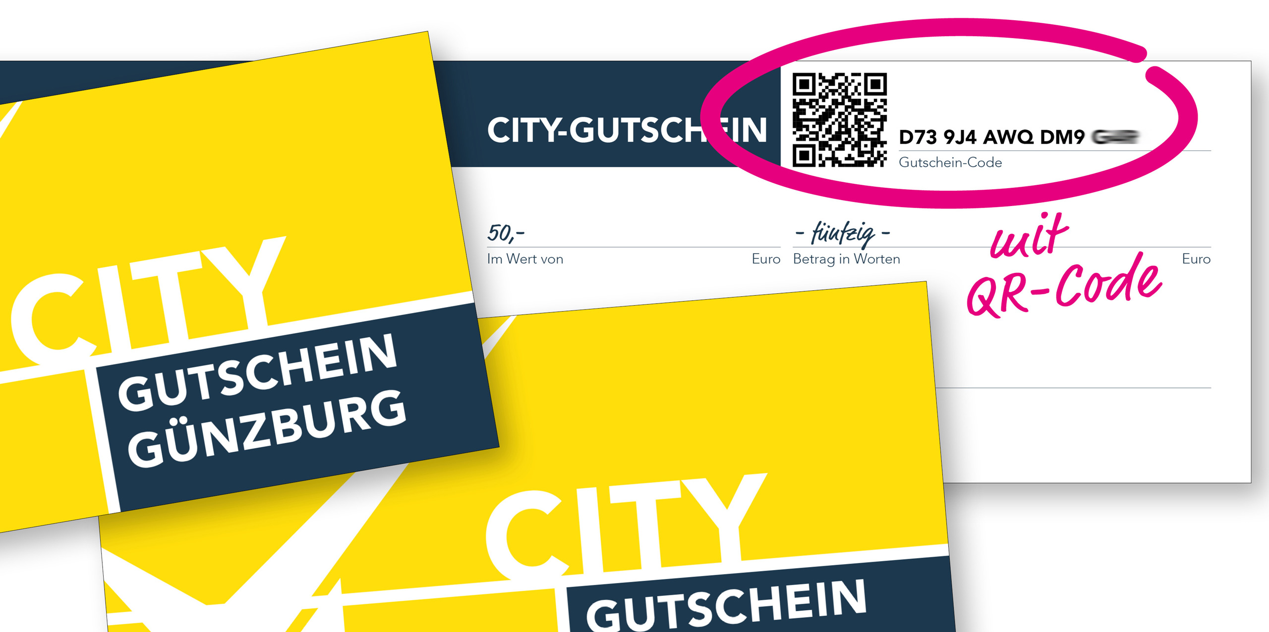 Citygutschein mit Code